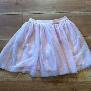 Pink tulle skort
